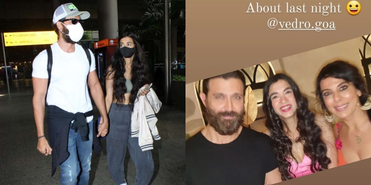 Rumours? Not anymore! Hrithik Roshan and Saba Azad make it airport official